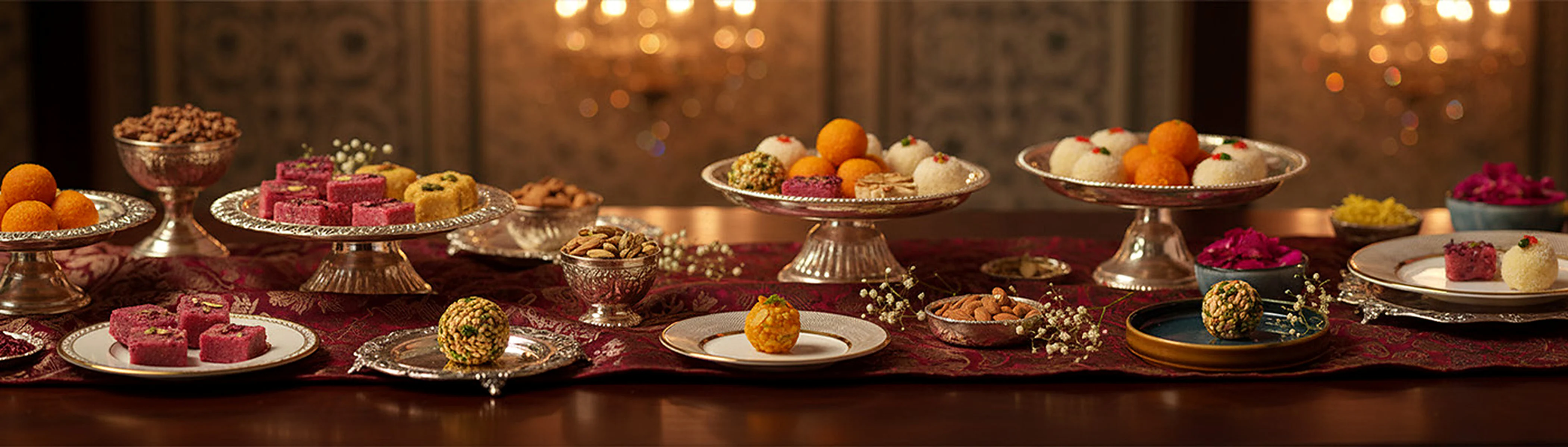 Gud Kesar mithai set out for a celebration